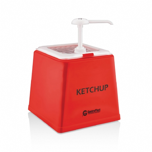 KETCHUP PUMP DISPENSER (with stand)