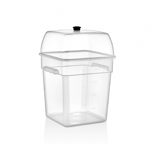 Dome Cover PP - 17,2 Lt PP square storage container