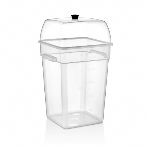 Dome Cover PP - 20.8 Lt PP square storage container
