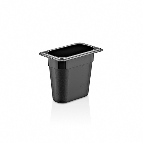GN 1/9 150 mm PC BLACK CONTAINERS