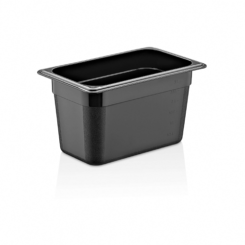 GN 1/4 150 mm BLACK PP CONTAINERS