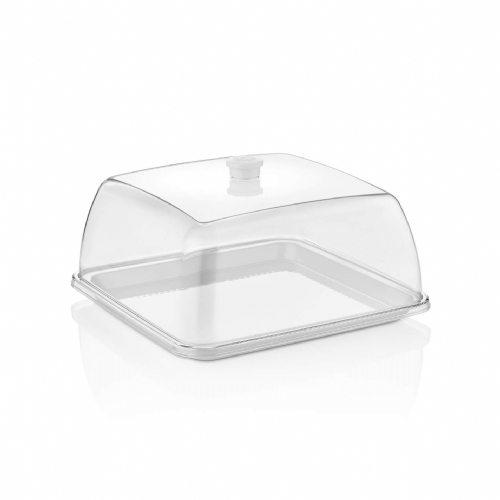 Dome Cover PC - white holder 280 x 280 mm & white Tray for GF-18 PC