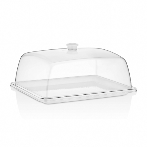 GN 1/2 DOME COVER - GN 1/2 WHITE TRAY