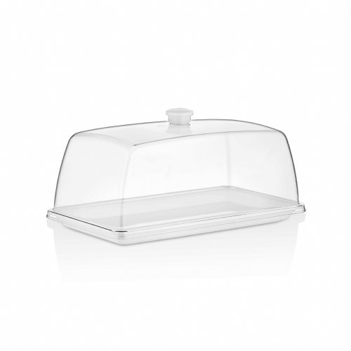 GN 1/3 DOME COVERS+TRAYS (WHITE)
