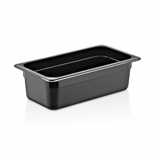 GN 1/3 100 mm BLACK PP CONTAINERS