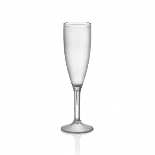 Frosted Flute Champaigne Glass 180 ml.  PC- Stemware