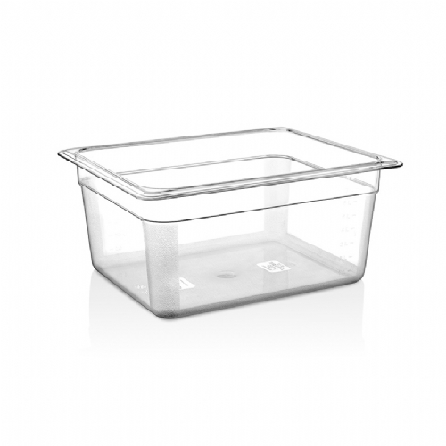 Frischhaltebox, Gefrierbox Gastronox mit Deckel GN 1/3 PP transparent 4  ltr